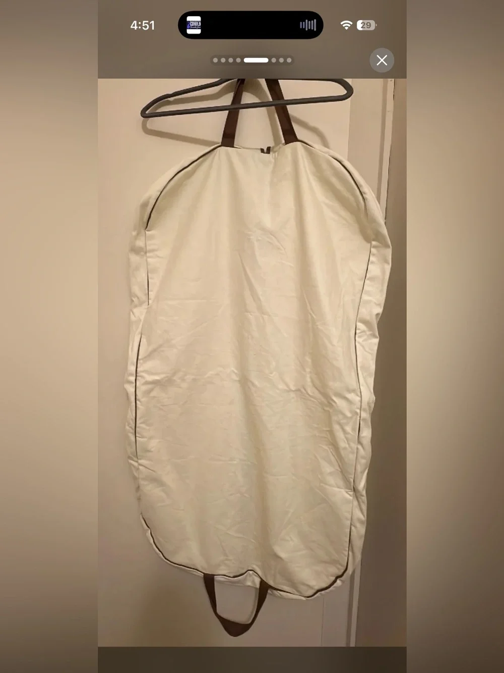 Hermes Cloth Clothing Bag